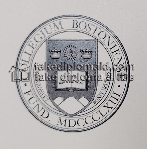 Boston College Diploma Seal