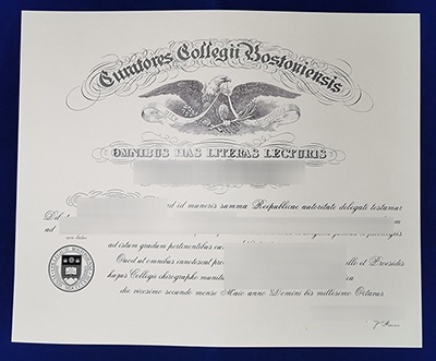 Fake Boston College Diploma