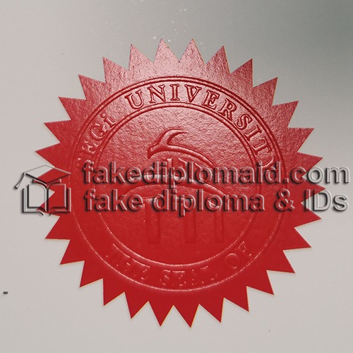 Fake SEGI College Degree seal
