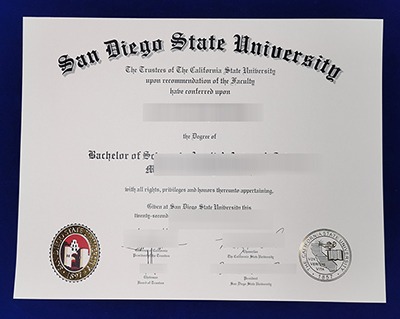 Fake SDSU Diploma