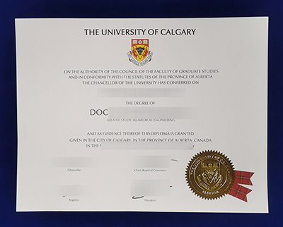 Fake UCalgary Diploma