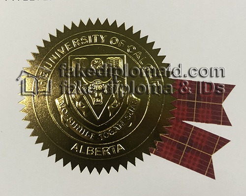 University of Calgary Diploma seal