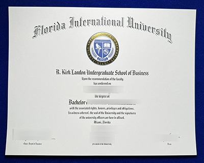 Fake FIU Diploma