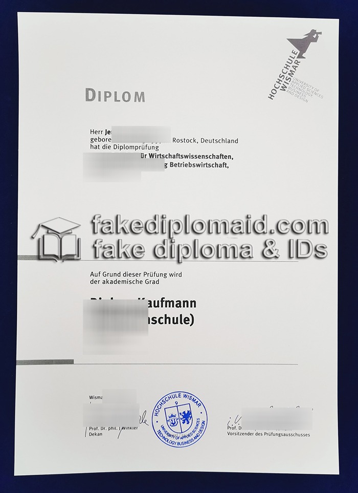 Fake Hochschule Wismar Diploma