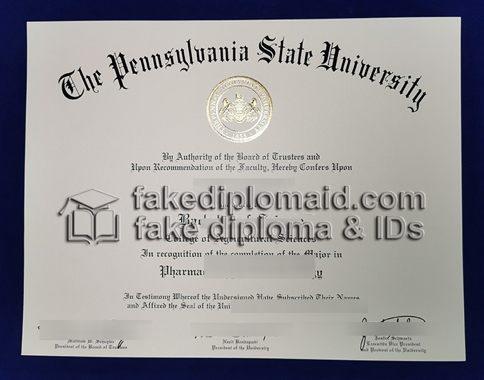 Fake PSU Diploma