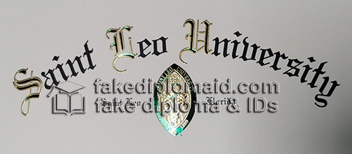 Fake Saint Leo University Diploma seal
