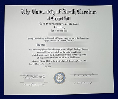 University of North Carolina at Chapel Hill Diploma