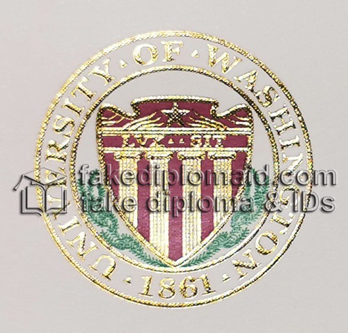 Washington University Diploma seal