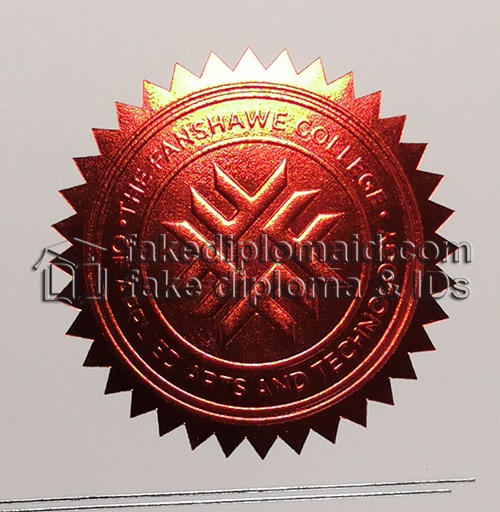 Fanshawe College Diploma seal
