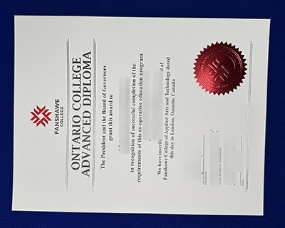 Fake Fanshawe College Diploma