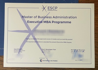 Read more about the article Cost to Buy a Fake ESCP Business School Diploma