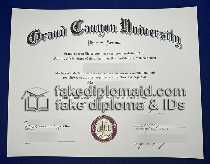 Fake GCU Diploma online