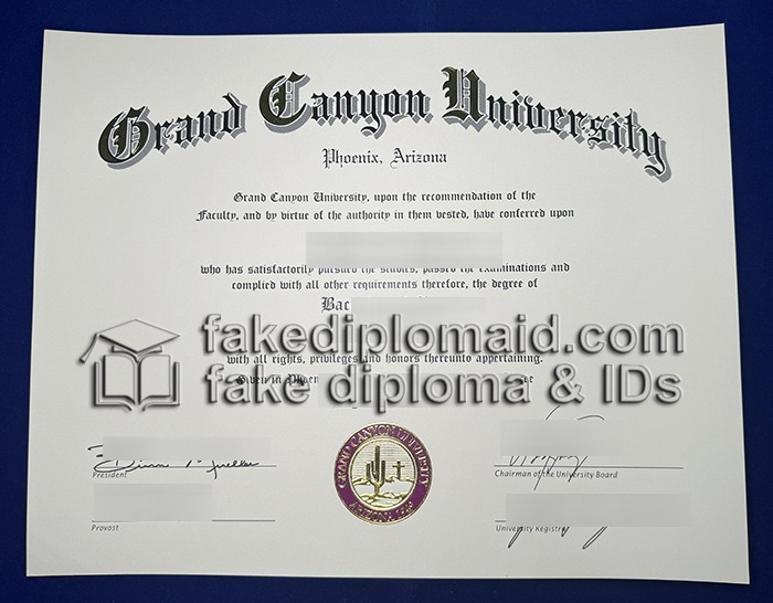 Fake GCU Diploma online
