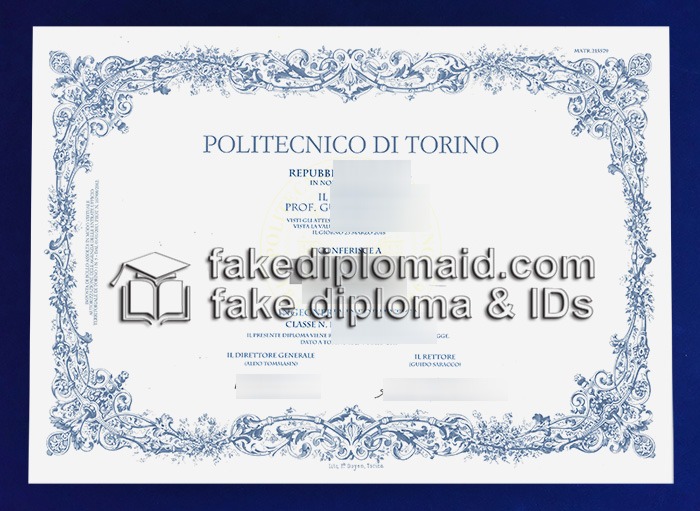 Fake PoliTO Diploma