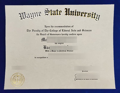 Fake WSU Diploma