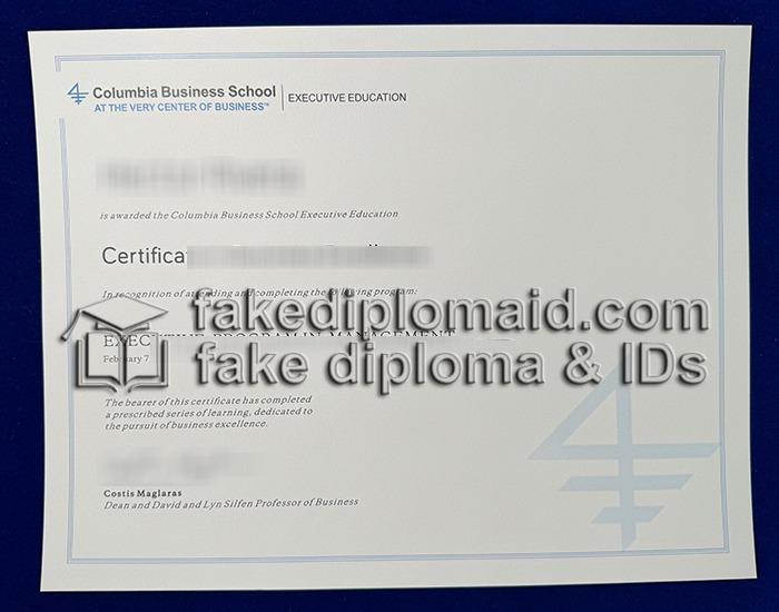 Fake CBS Diploma