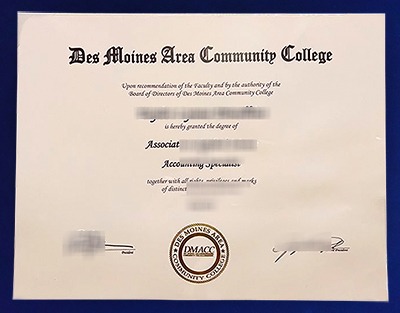 fake DMACC Diploma