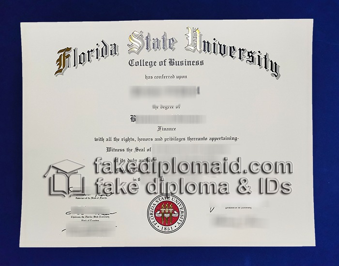 Fake FSU Diploma