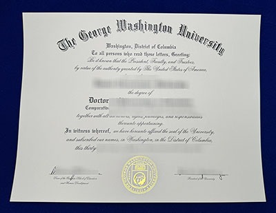 Fake GWU Diploma