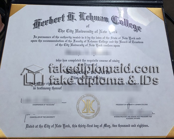 Lehman College Diploma