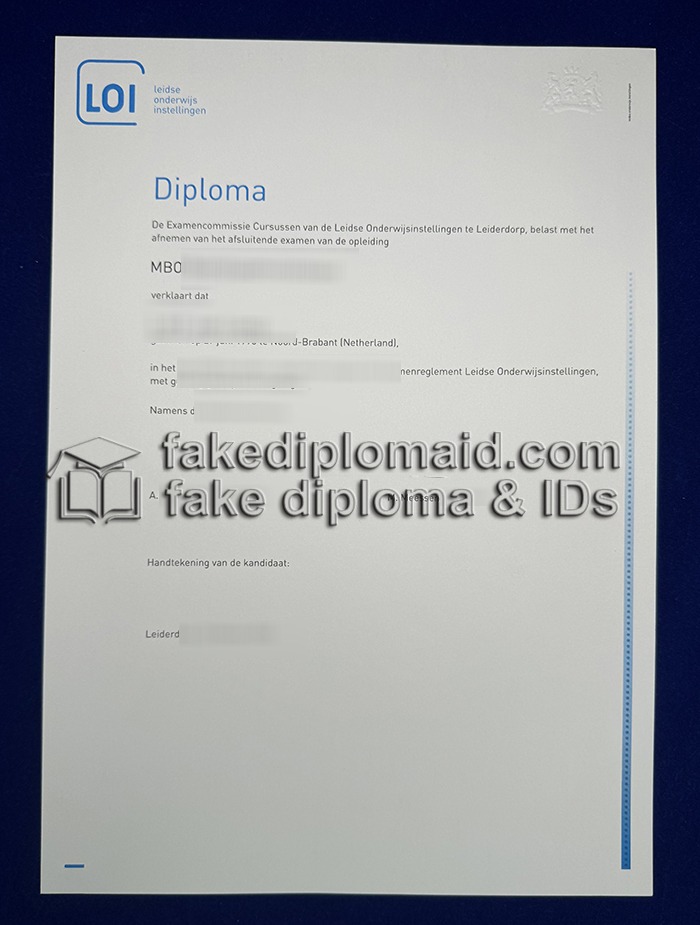 Fake LOI Certificate