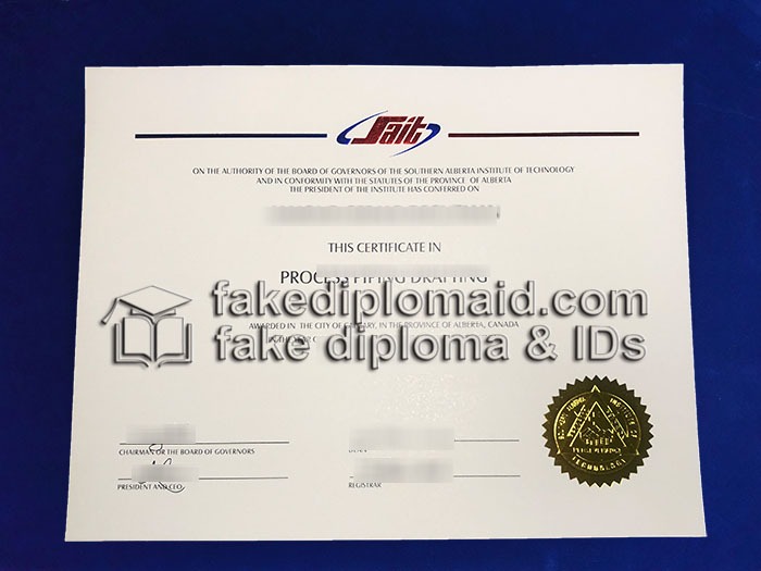 Fake SAIT Diploma