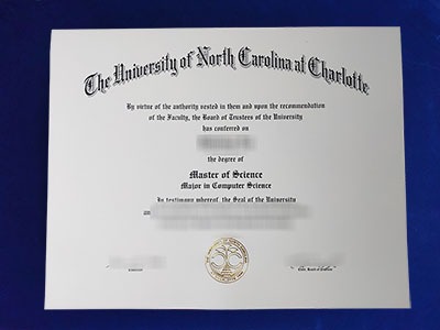 fake UNC Charlotte Diploma