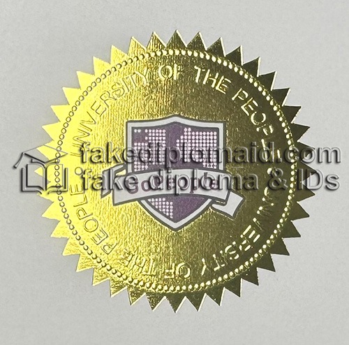 Fake UoPeople Diploma