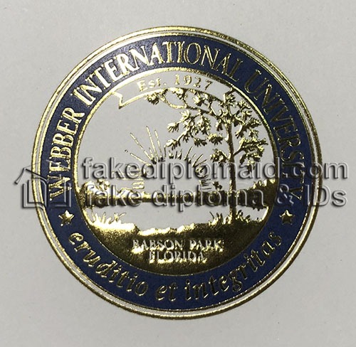 Fake WIU Diploma seal