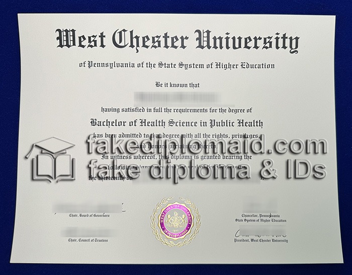 Fake WCUPA Diploma