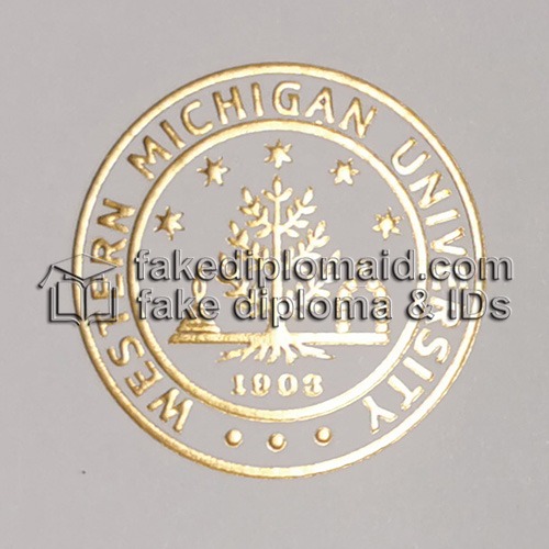 Fake WMU Diploma seal