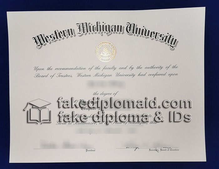 Fake WMU Diploma