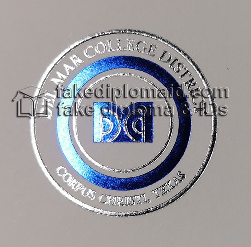 Fake DMC Diploma seal