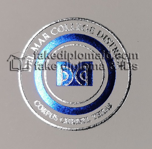 Fake DMC Diploma seal