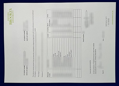 OBU Transcript