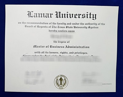 Lamar University Diploma