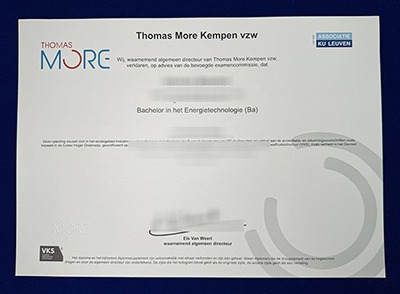 Thomas More Hogeschool Diploma