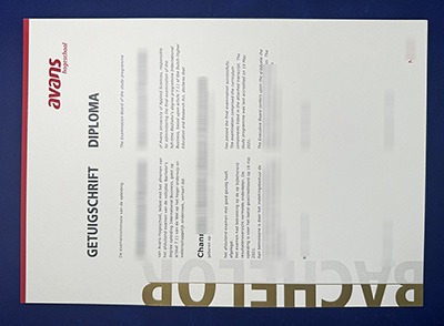 Avans Hogeschool Getuigschrift