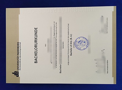 Universität Paderborn Urkunde