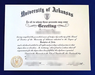 University of Arkansas Diploma
