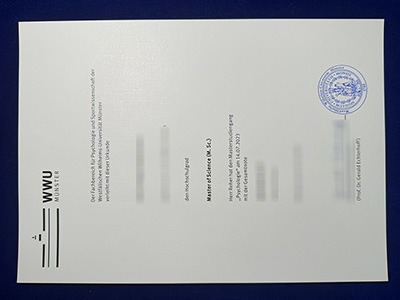 WWU Münster Urkunde